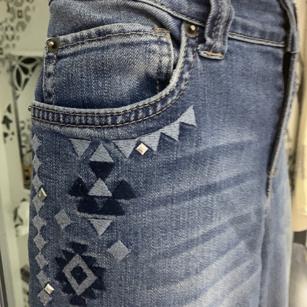 Vintage INC Denim Embroidered Jeans